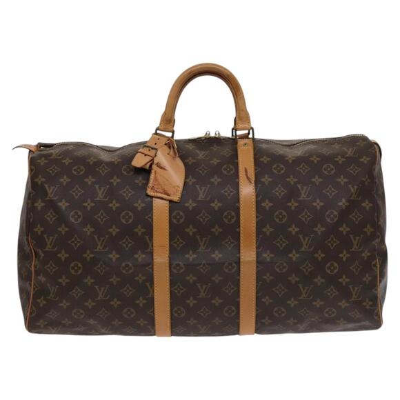 LOUIS VUITTON Monogram Keepall 55 Boston Bag M41424 - Picture 13 of 16